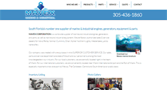 Desktop Screenshot of mavex.com