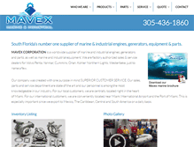 Tablet Screenshot of mavex.com